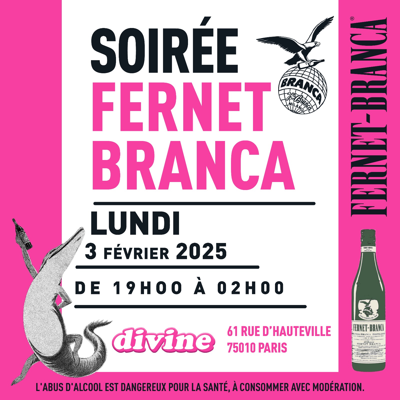 Soirée Fernet Branca X Divine – 03/02/2025